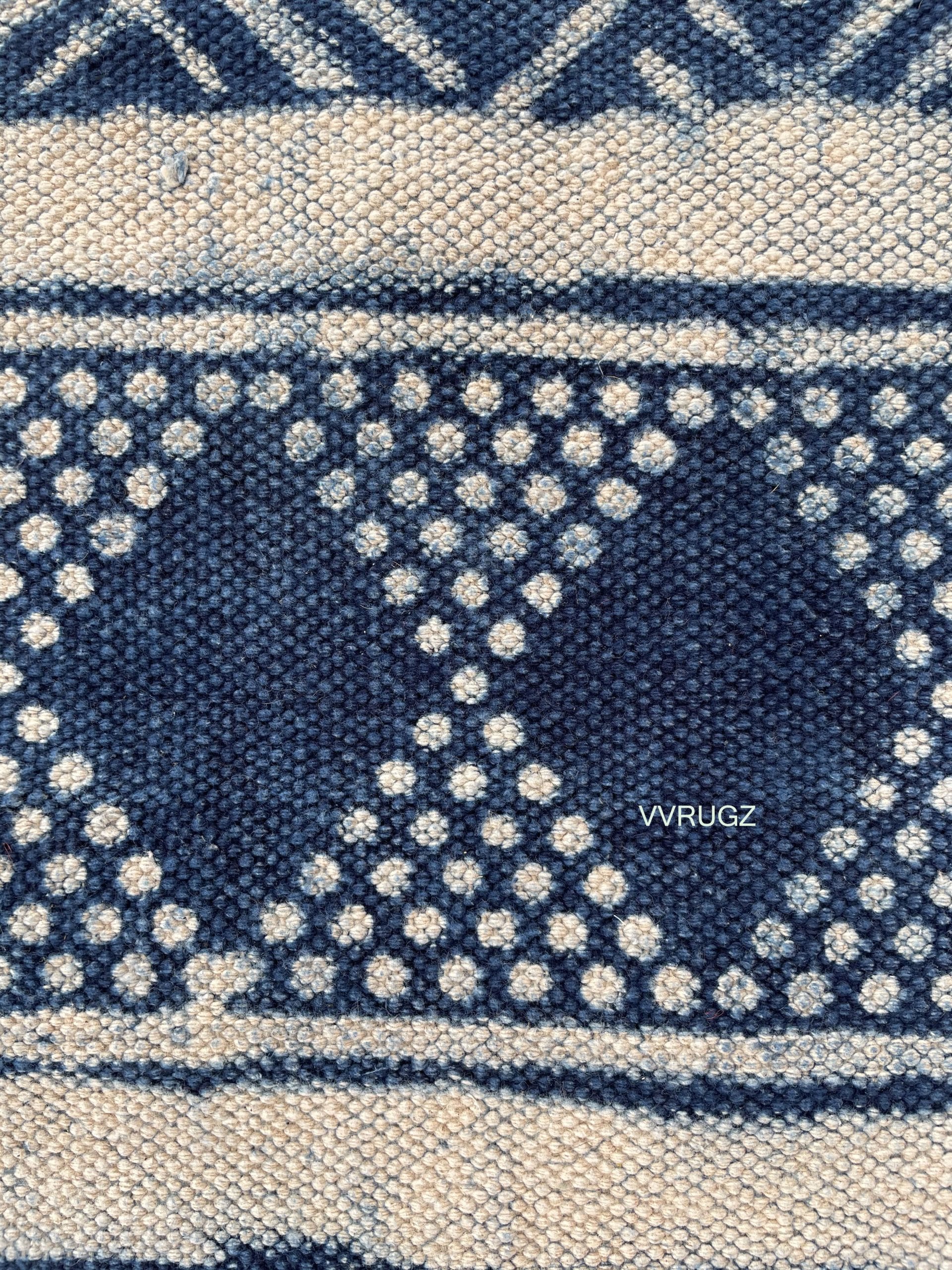 Hand block Printed Rug, Handmade Rug, Door Mat Floor Area Rug, Hand woven Rug, Indian Duri Carpet, Handblock Decorative Rug, Block Printed Rug, - Image 4