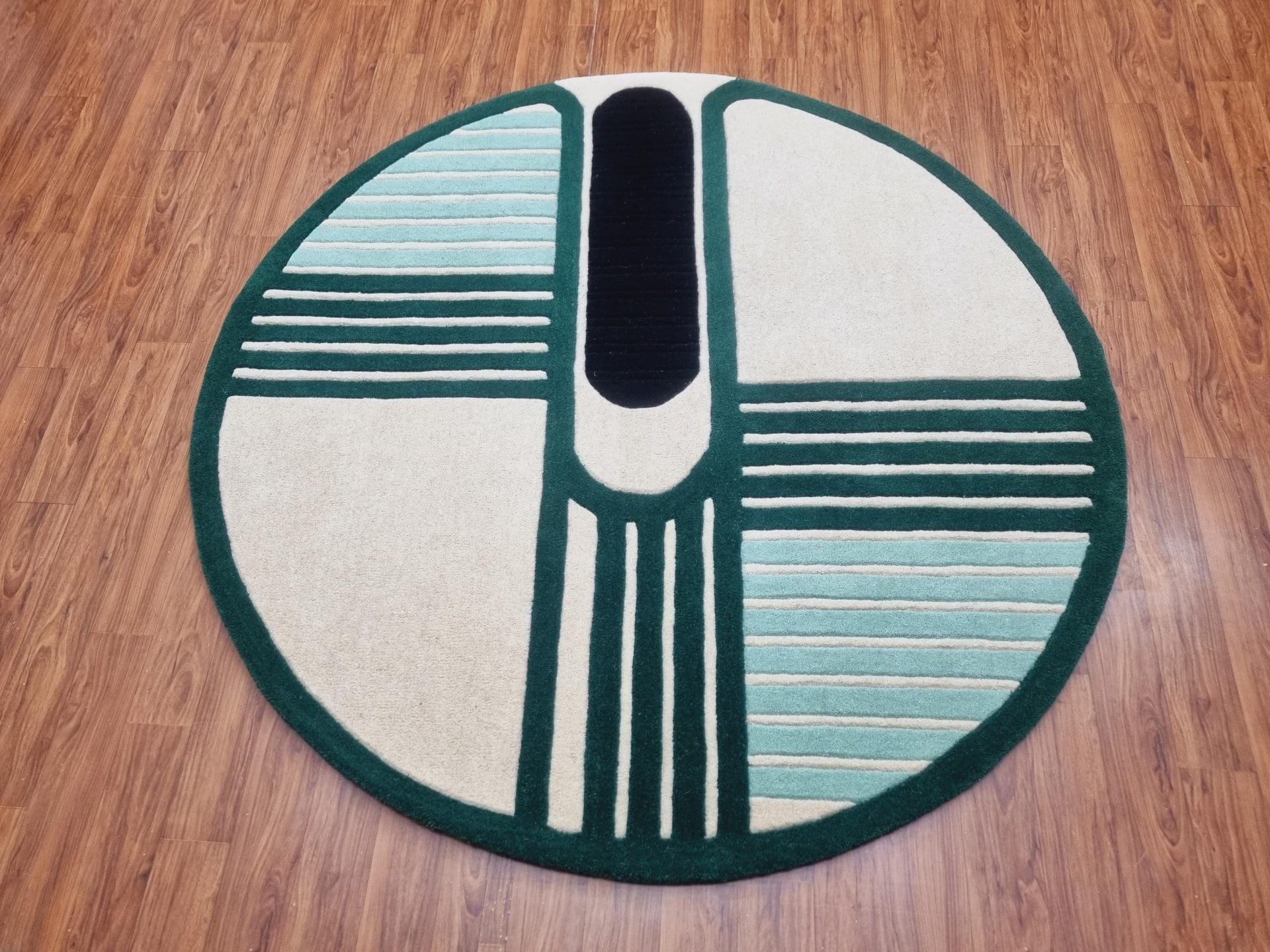 Hand Tufted Round Wool Rug, Large Area Rug for Living Room, Custom Rug, Bedroom Rug, Bathroom Rug, Pet Friendly Rug, Handmade Wool Rug 10x10 Feet - Image 3